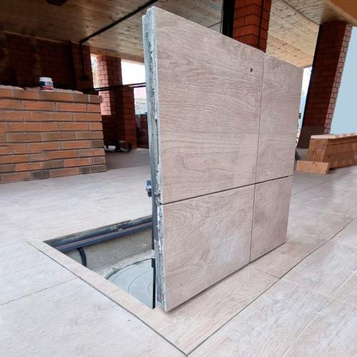 Напольные люки под плитку